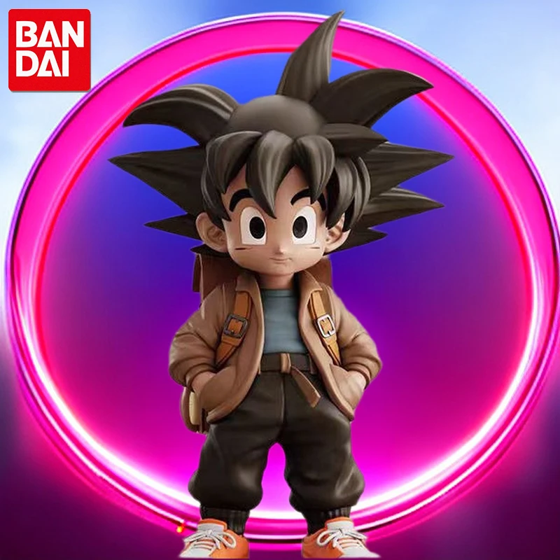 

Dragon Ball Anime Q-Edition Handheld Backpack Son Goku Figures 15cm Gk Statue Pvc Model Surrounding Car Decoration Birthday Gift