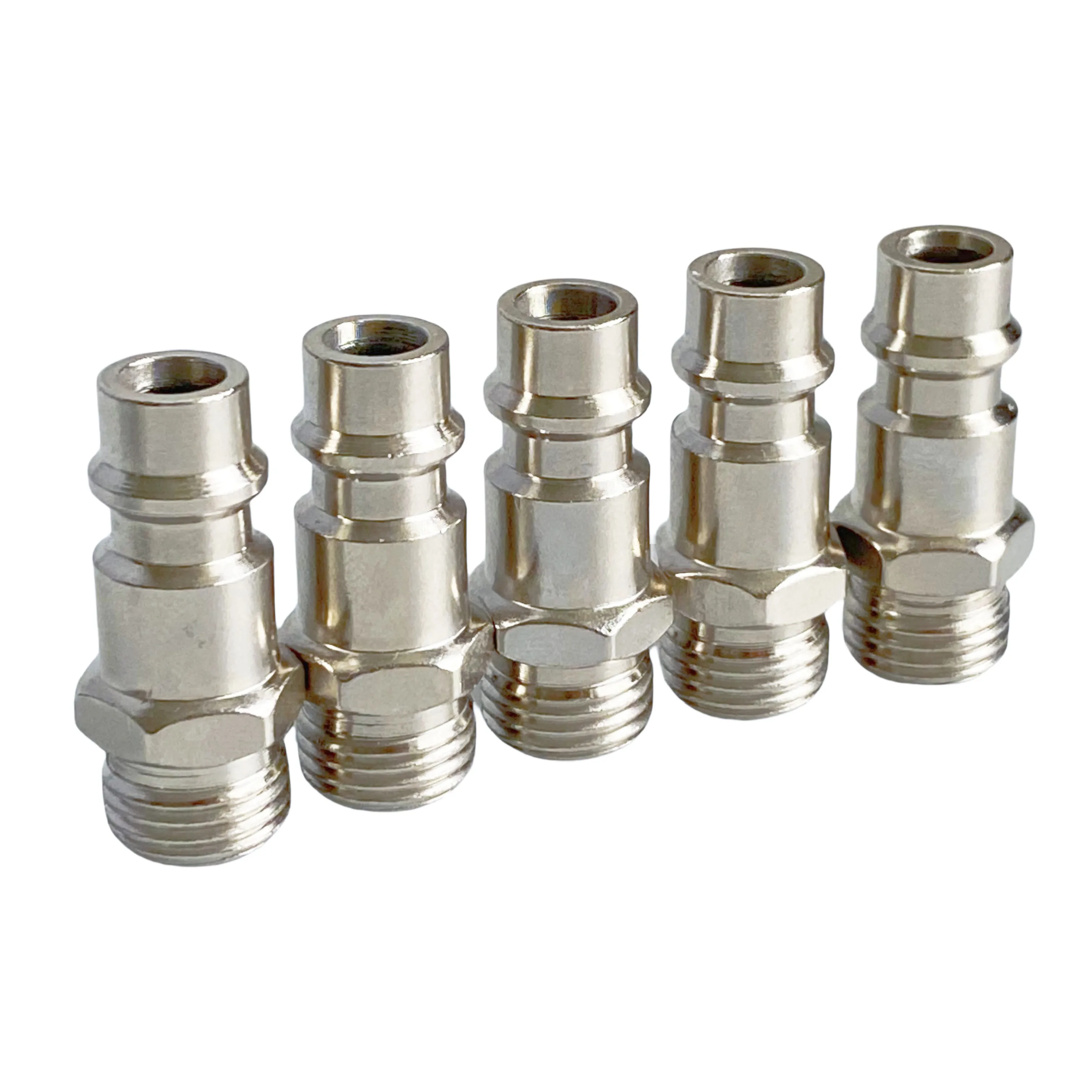 5 Stuks Pneumatische Fitting Europese Standaard Eu Euro Type Snelkoppeling Connector Koppeling Voor Luchtcompressor G1/4 Bsp buitendraad - afbeelding 2