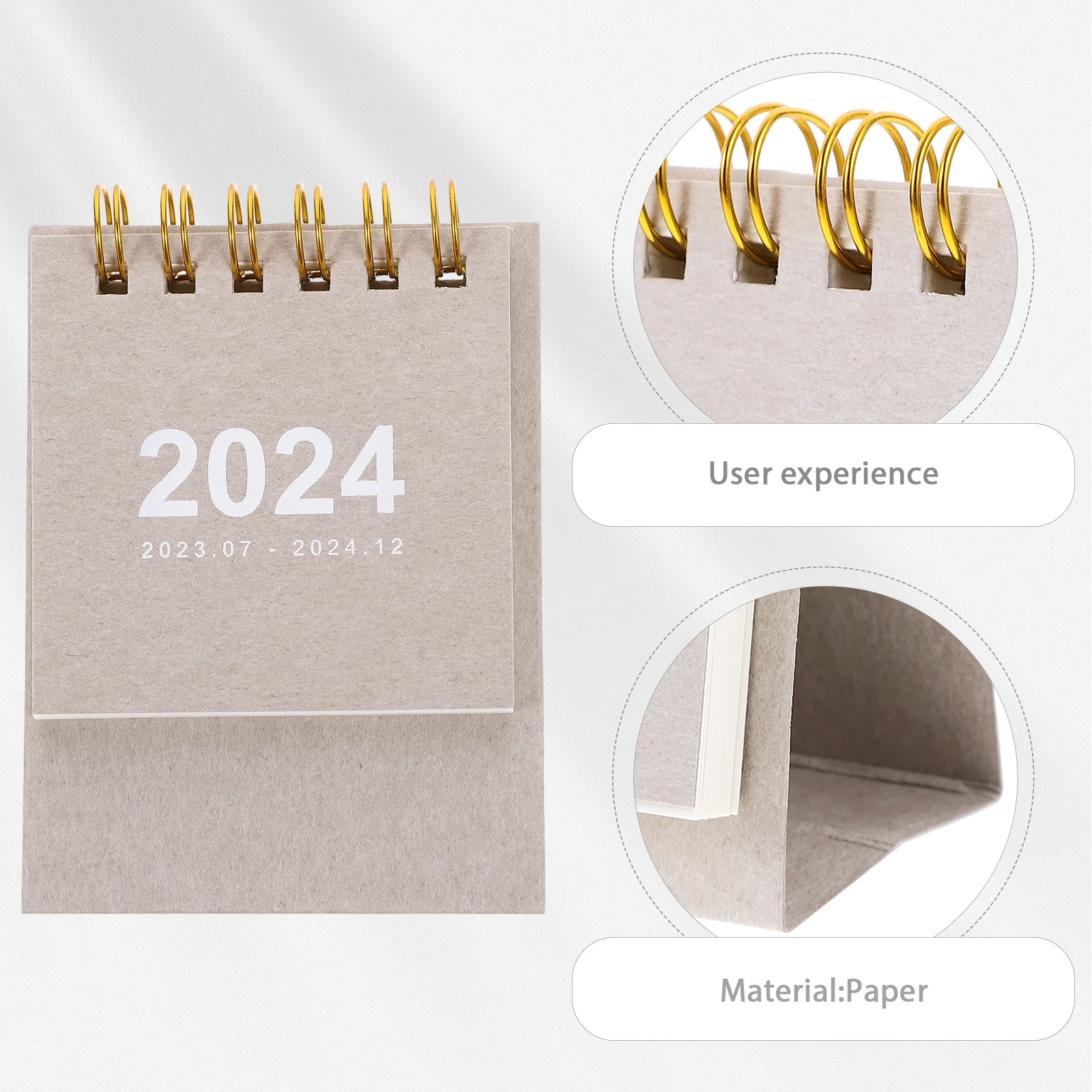 

Удобный настольный календарь 2024, портативный небольшой календарь для заметок, аксессуар для домашнего офиса, аксессуар для ежедневного использования, домашний аксессуар