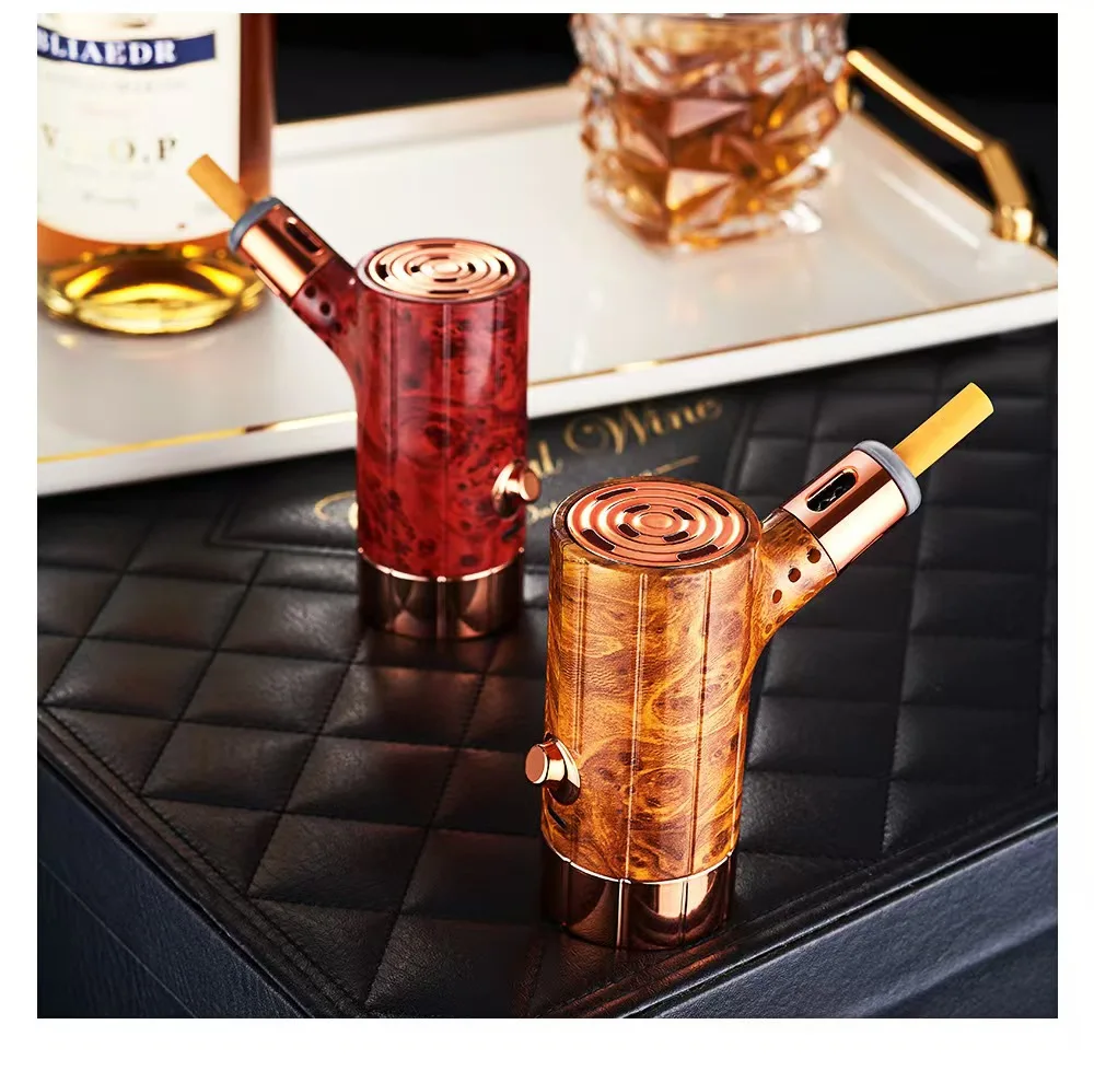 

Новая автомобильная пепельница Stump, перезаряжаемая через USB пепельница, креативный дизайн бесступенчатой трубки, портативные мужские подарочные зажигалки для курения