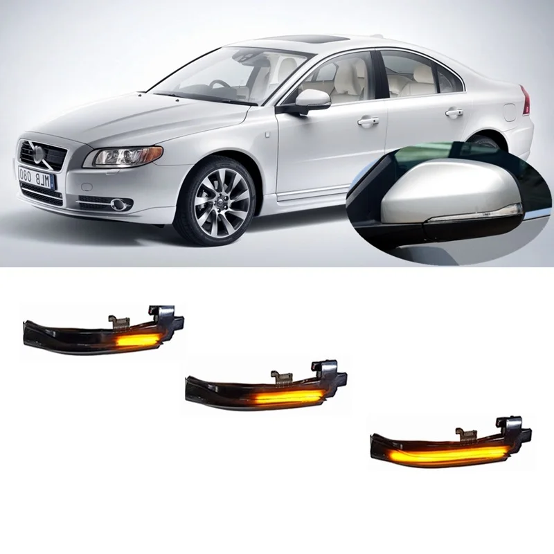 

for Volvo S80 II AS MK2 2011 2012 2013 2014 2015 2016 2017 2018 Dynamic LED Blinker Indicator Mirror Turn Light Signal Repeater