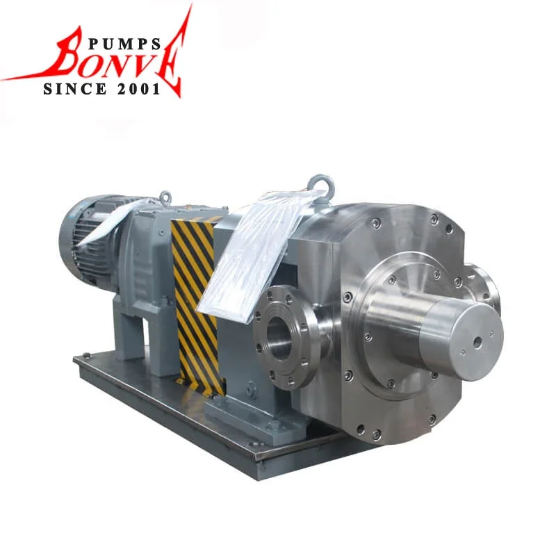 Sanitary grade SS304 rotary lobe pump for oil transfer pump