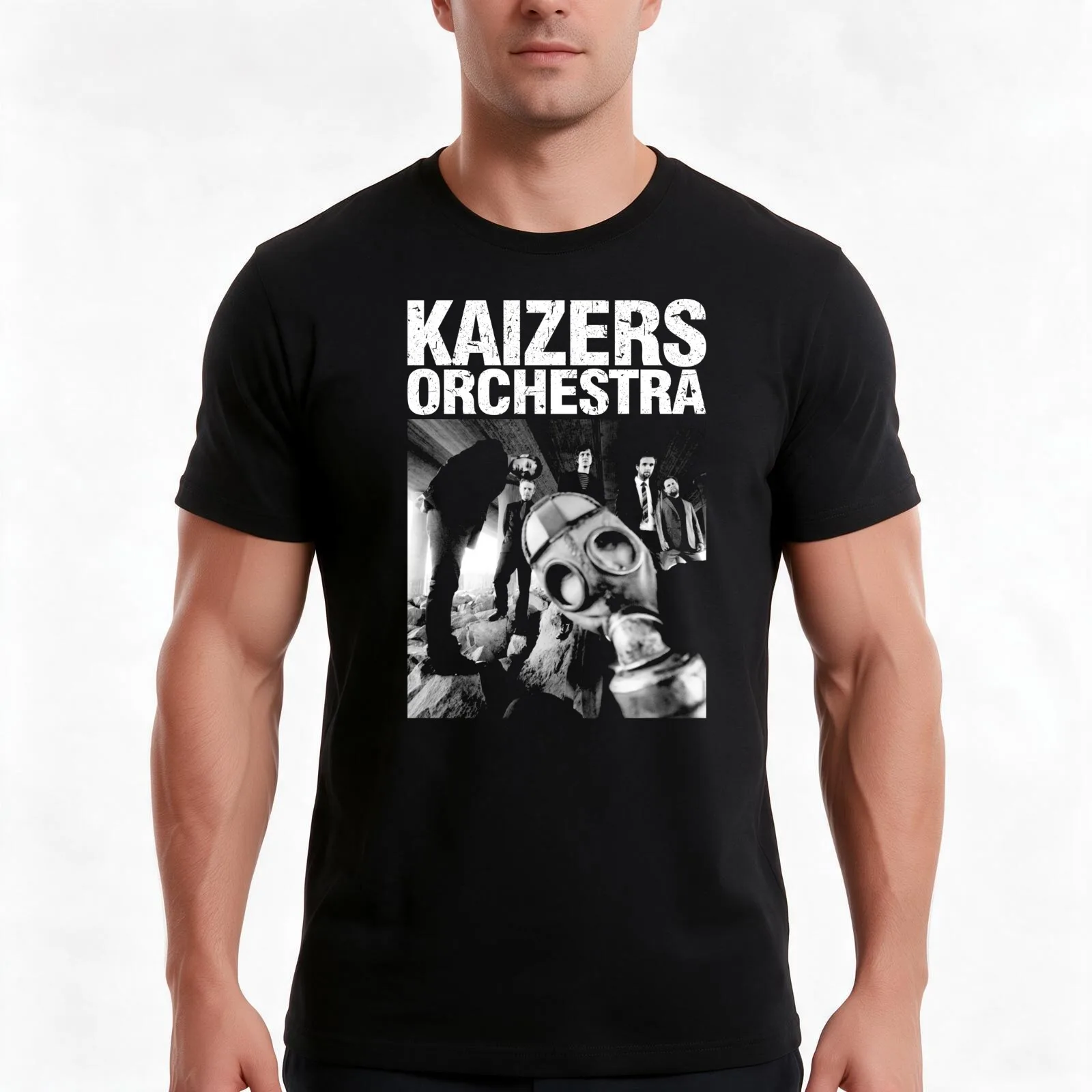 KAIZERS ORCHESTRA BAN T-Shirt, Summer Casual Cotton Tee, Oversized Streetwear Tops, Vintage Graphic Print, Unisex Men Women