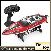 HJ813 Remote Control Boats with Light High-Speed Speedboat 25km/h Electric Waterproof Professional RC Boat Gifts Toys for Boys