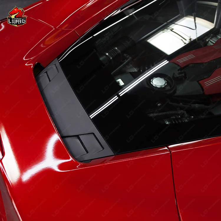 New Design C Style Carbon Fiber Body Kit For Ferrari 488 upgrade Car Exterior Facelift Accessories Front Lip Rear Diffusers