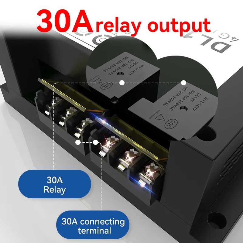 Imagem -06 - Controlador de Sensor de Temperatura 4g App Sms Remote Controller Linkage 30a on Off Alarme Aquecedor Porta Abridor Gsm 4g Relé Controlador