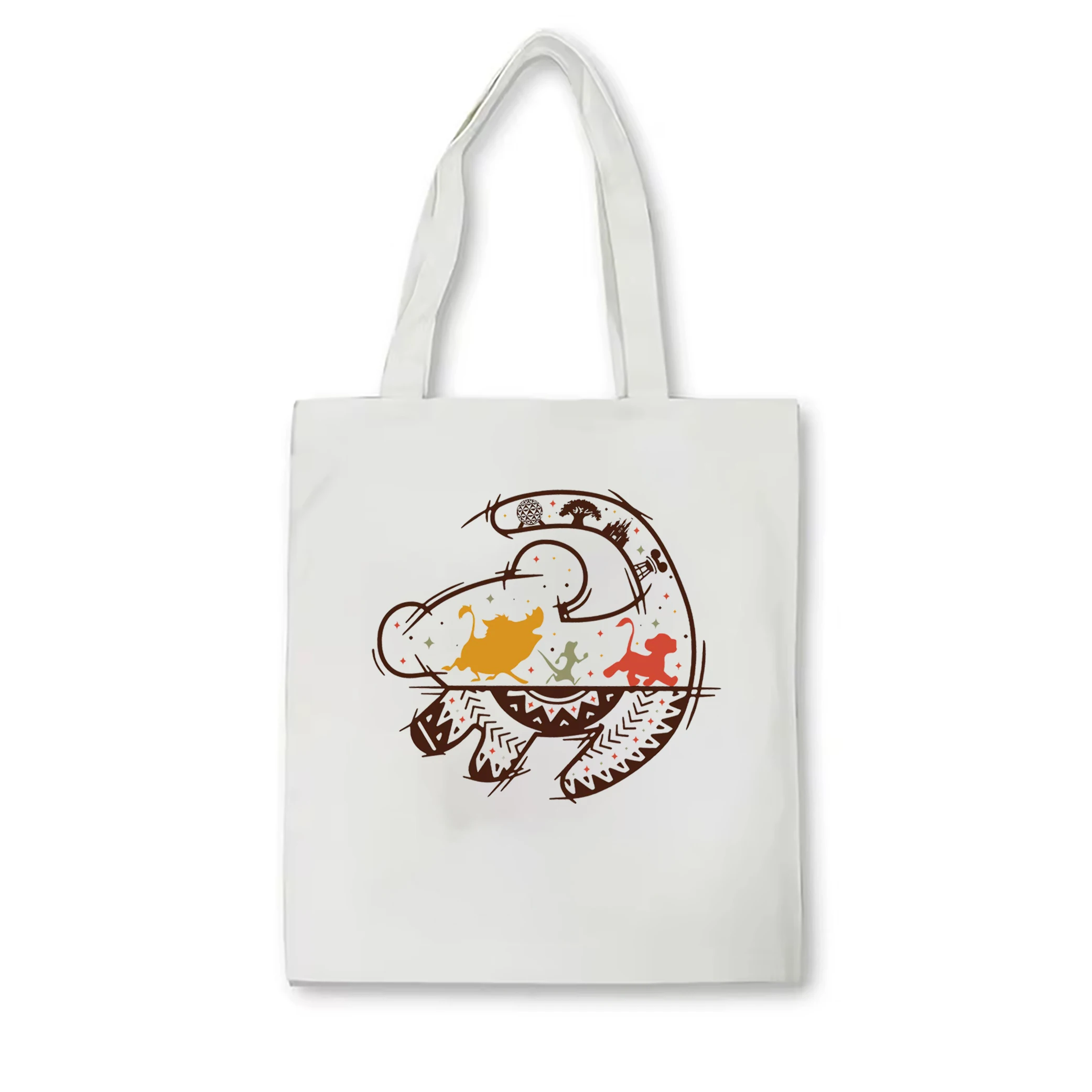 Hakuna Matata tote bag Disney Lion King borsa a tracolla da viaggio Animal Kingdom Hakuna Matata Disney Animal Kingdom canvas bag