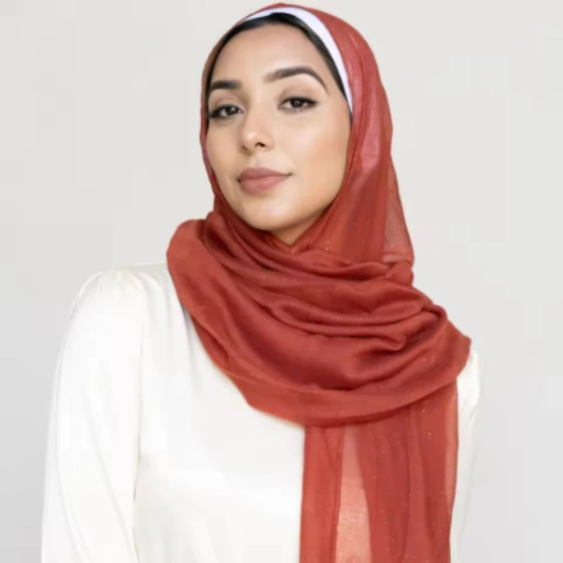 

Tassel Spain Gold Glitter Scarf Women Cotton Viscose Shimmer Hijab Muslim Woman Veil Shawl Winter Scarves Uneven Handkerchief