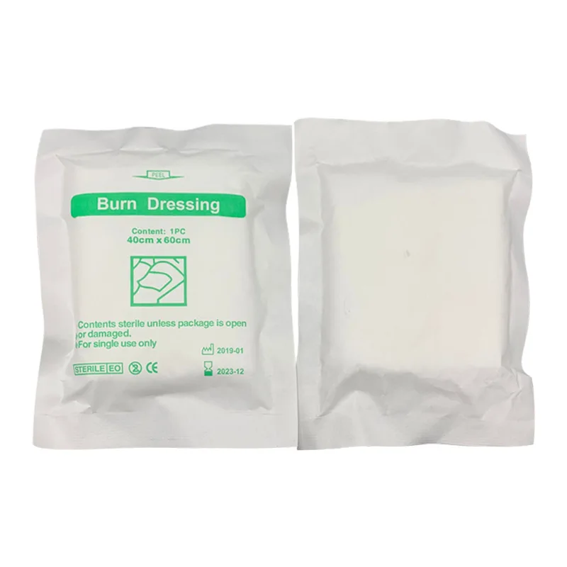 Burn Dressing Non-Adhering Gauze Individually Packed Healthcare Supplies for Wound Care Burns Skin Trauma Emergency First Aid