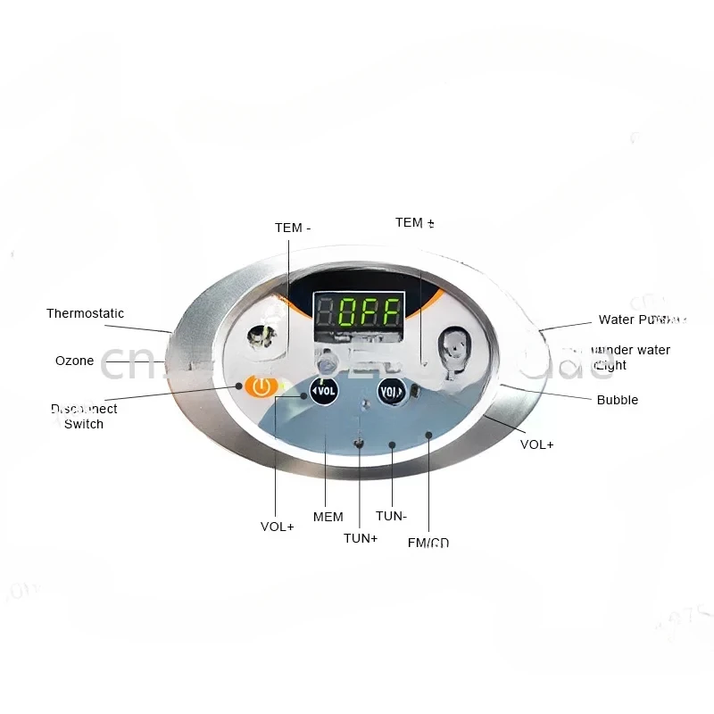 For KL-819 Massage Bathtub Controller Control Board and CE Matched Bathtub Computer Spa Control System