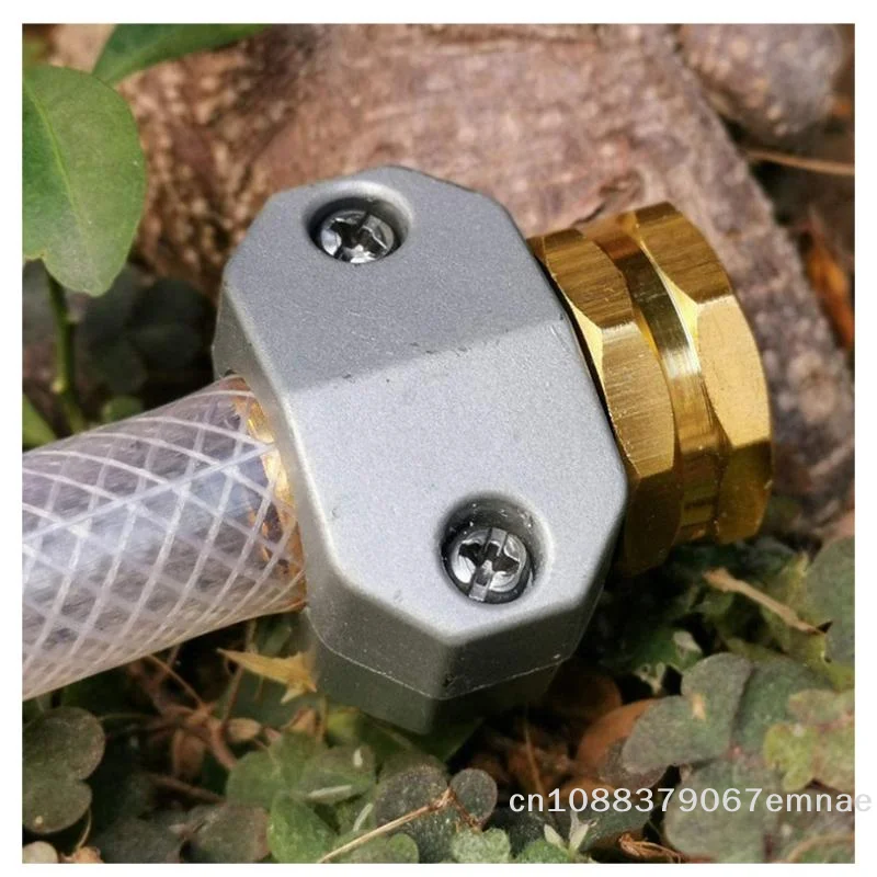 [ZYAS]Zinc Aluminum 5/8-3/4 Inch Garden Hose Connector Water Pipe Repairer Male Female Connector Set With Sealing Rings