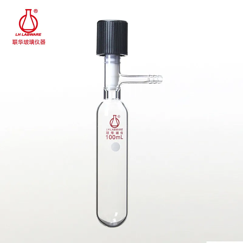 Tubular Solvent Storage Bottle High Vacuum Valve Schlenk Reaction Tube 5102550100250 Synthesis Reaction