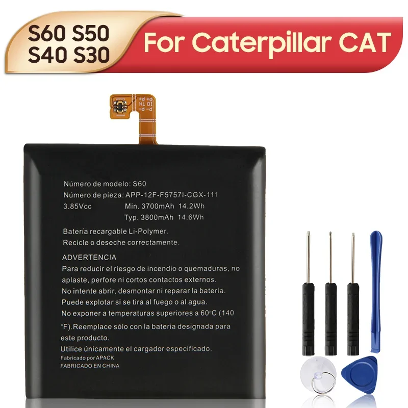 

NEW Replacement Battery For Caterpillar Cat S60 S50 S40 S41 S30 APP-12F-F57571-CGX-111 Phone Battery