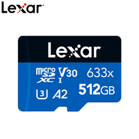 Lexar Micro SD Card New Original 128GB 32GB 64GB 256GB 512GB Memory Card A1 A2 Class10 TF Flash Card for Drone Sport Camcorder