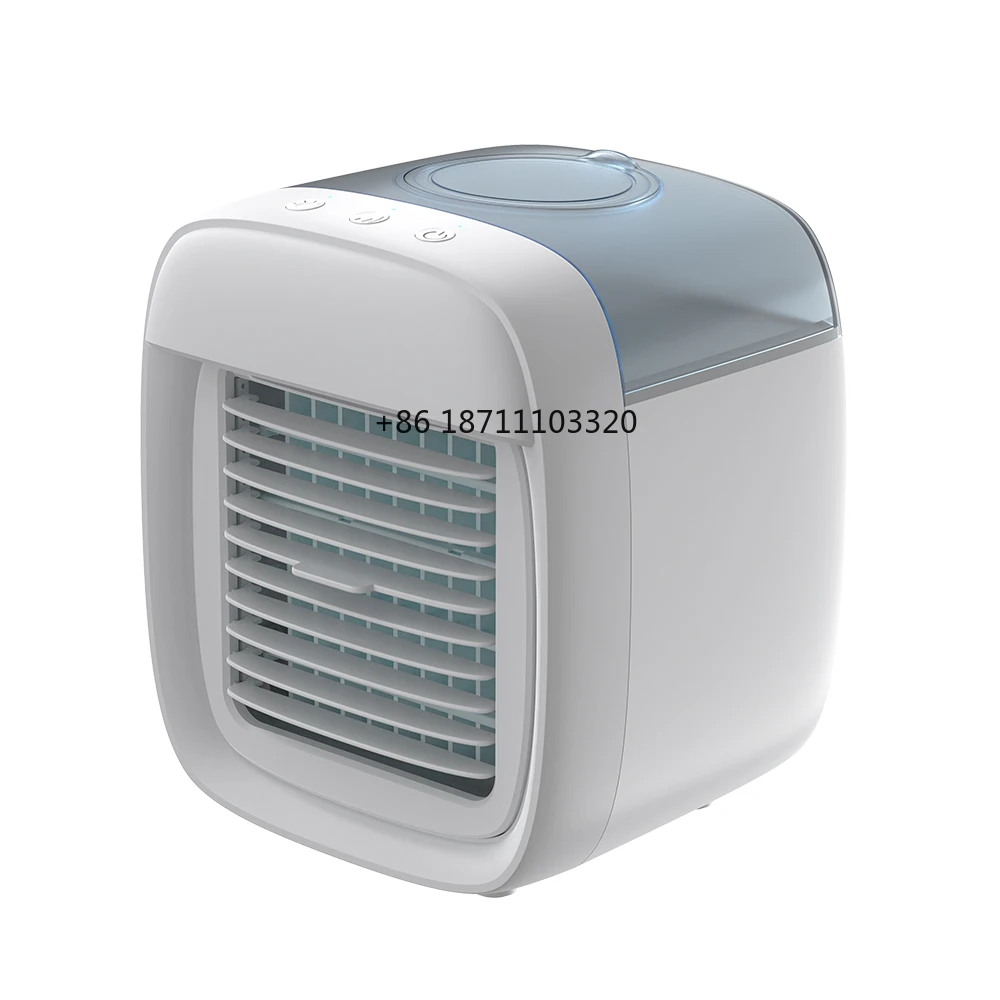 4 IN 1 Evaporative Air Cooler 3 Speeds Humidify Air Mini Portable Small Air Conditioner for Room Car Office Camping