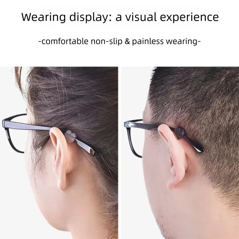 20PCS Heart Silicone Glasses Ear Hook Anti-slip Eyeglass Temple Tips Eyewear Stopper Accessory for Men Women YJFHT01 view 5