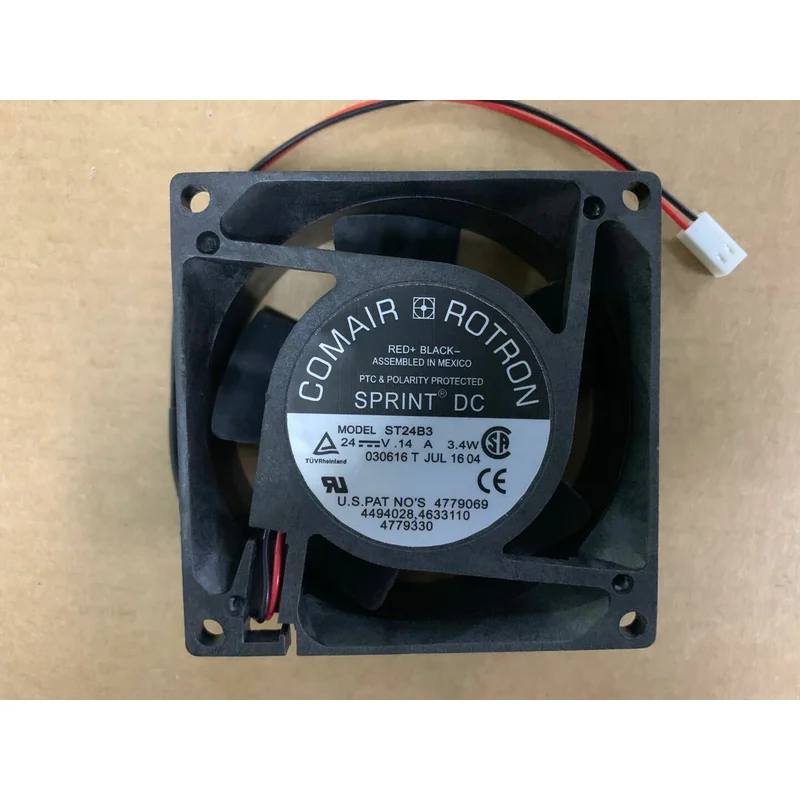 

Для COMAIR ROTRON ST24B3 двойной шаровой вентилятор DC24V 0.14A 3.4W 80X80X32mm 2pin