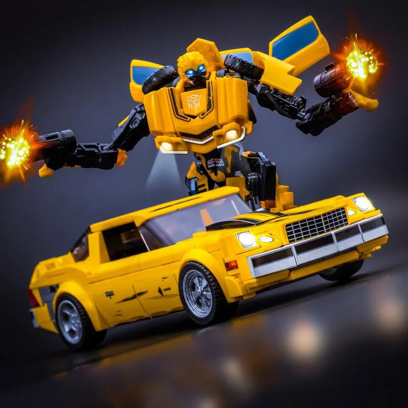 Boutique new MOC building block mecha movie scene racing model Bumblebee Camaro modularfestivaltoy gift DIY assembly set