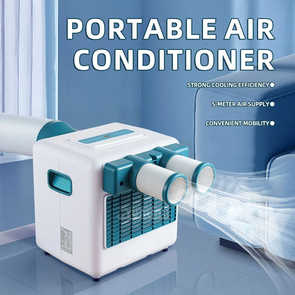 

Integrated Portable Outdoor Air Conditioner, No Installation Required, Mini Cooling Unit for Trucks, Household & Camping Use