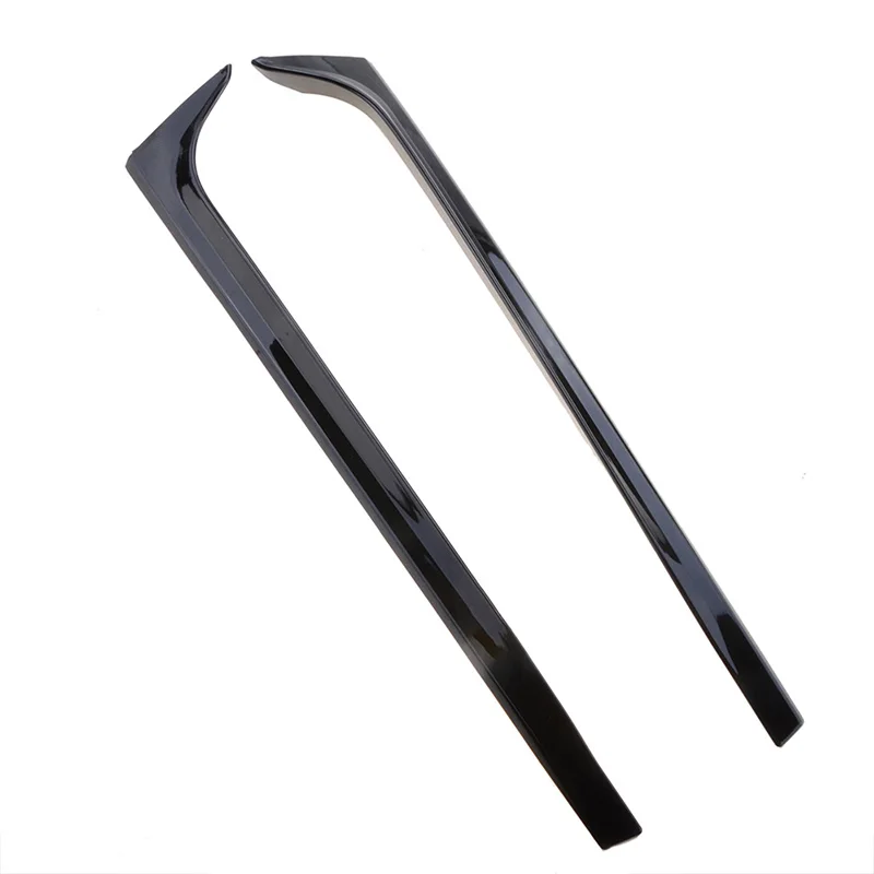 Bracingo Fit For VW Volkswagen Polo Mk5 6R 6C 2009 - 2017 Rear Window Side Spoiler Fins Moulding Trim Strip Car Decorative