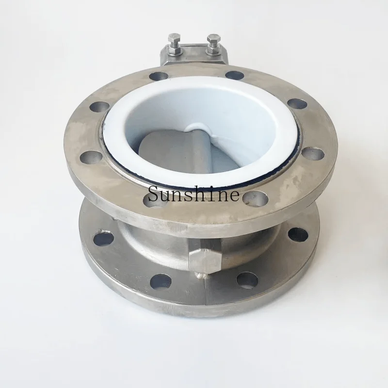 

Stainless steel soft seal turbine flange butterfly valve D341F-10P/16P PTFE