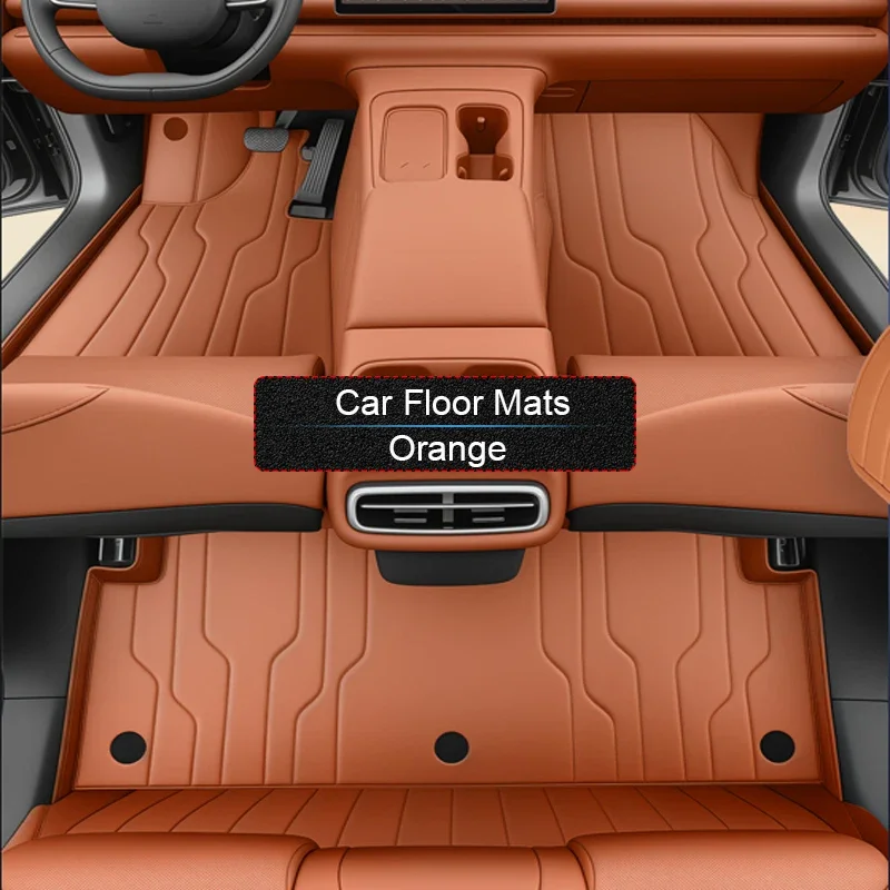 Custom Nappa Leather For LEAPMOTOR C10 2024-Present Anti-Slip Car Foot Protect Mat Auto Luxury Waterproof Floor Pad Accessory