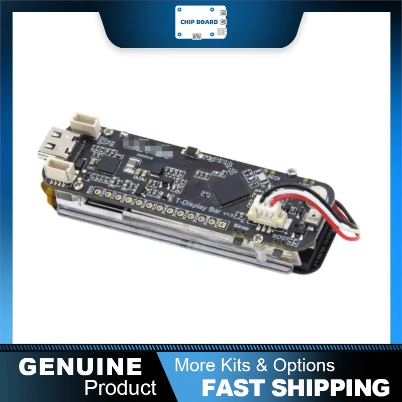 T-Display-Bar ESP32-S3 Board, 2.25inch RGB LCD, BHI260AP AI Sensor, IMU, Embedded Dev Module