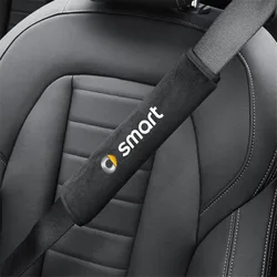 2Pcs Car Safety Belt Shoulder Cover Pad Plush Seat Belt Shoulder for Smart EQ Fortwo Forfour 453 451  Auto Interior Accessories