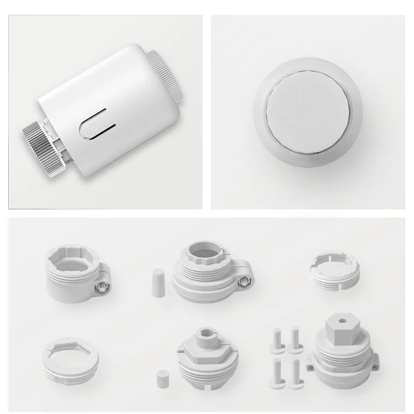 Tuya Zigbee Temperature Controller TRV Radiator Actuator Valve Thermostatic Radiator Valve Support Alexa Google Home