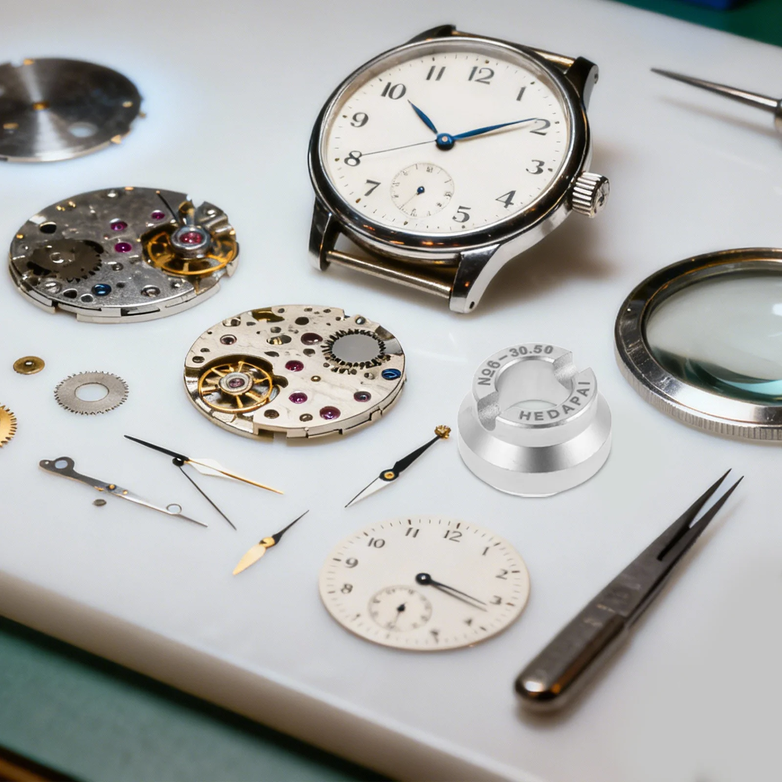 

Watch Case Opener Die Precision Steel Construction Compatible for Rolex Watch Screw Case Back Opener Tool Watchmaker Repair Die