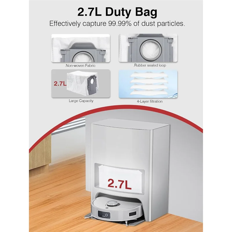 X11A Replacement Parts For Roborock Qrevo Maxv/Qrevo Pro/Qrevo S/Qrevo Plus Robot Vacuum Cleaner Parts