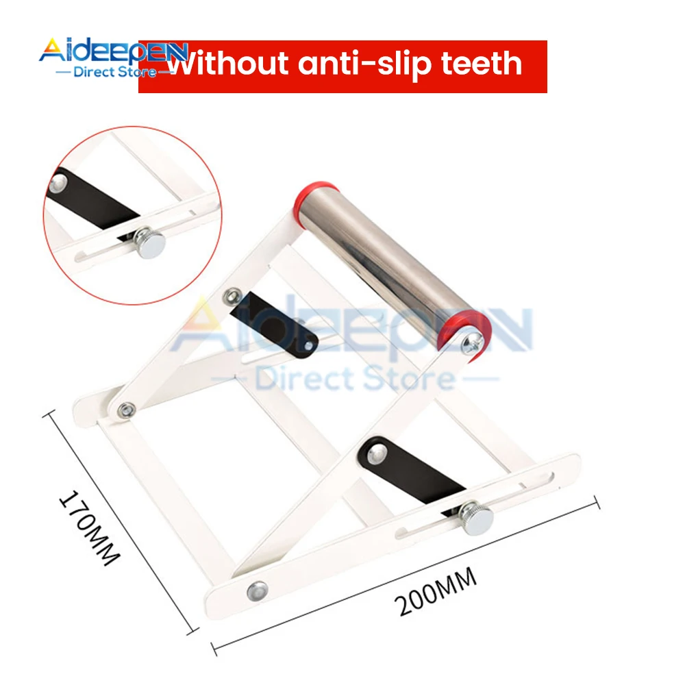 1Pc Snijmachine Rolbeugel 55-135Mm Verstelbare Roestvrijstalen Opvouwbare Snijmachine Ondersteuning Frame Lift Tafelbeugel