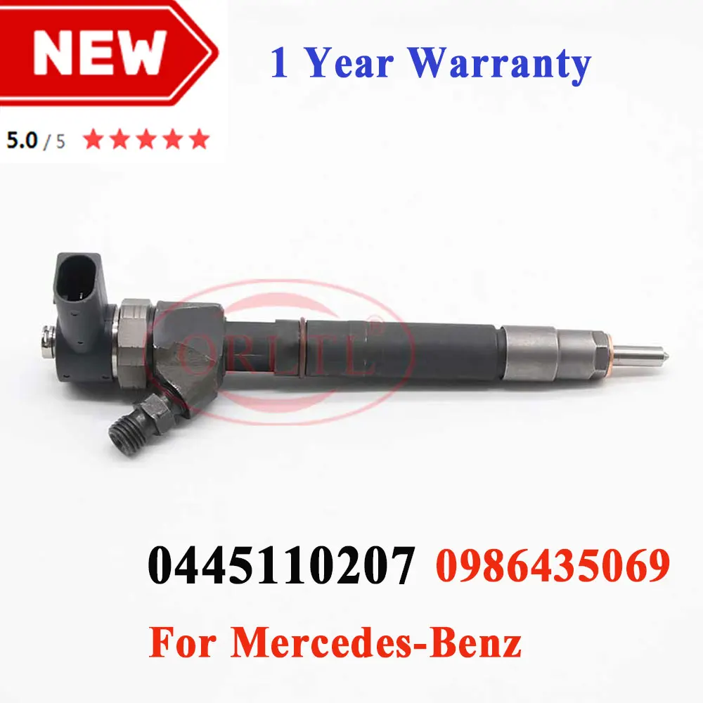 

0445110207 Diesel Fuel Injector A6280700587 Common Rail Injection Nozzle 0445110208 for Mercedes-Benz 0986435069