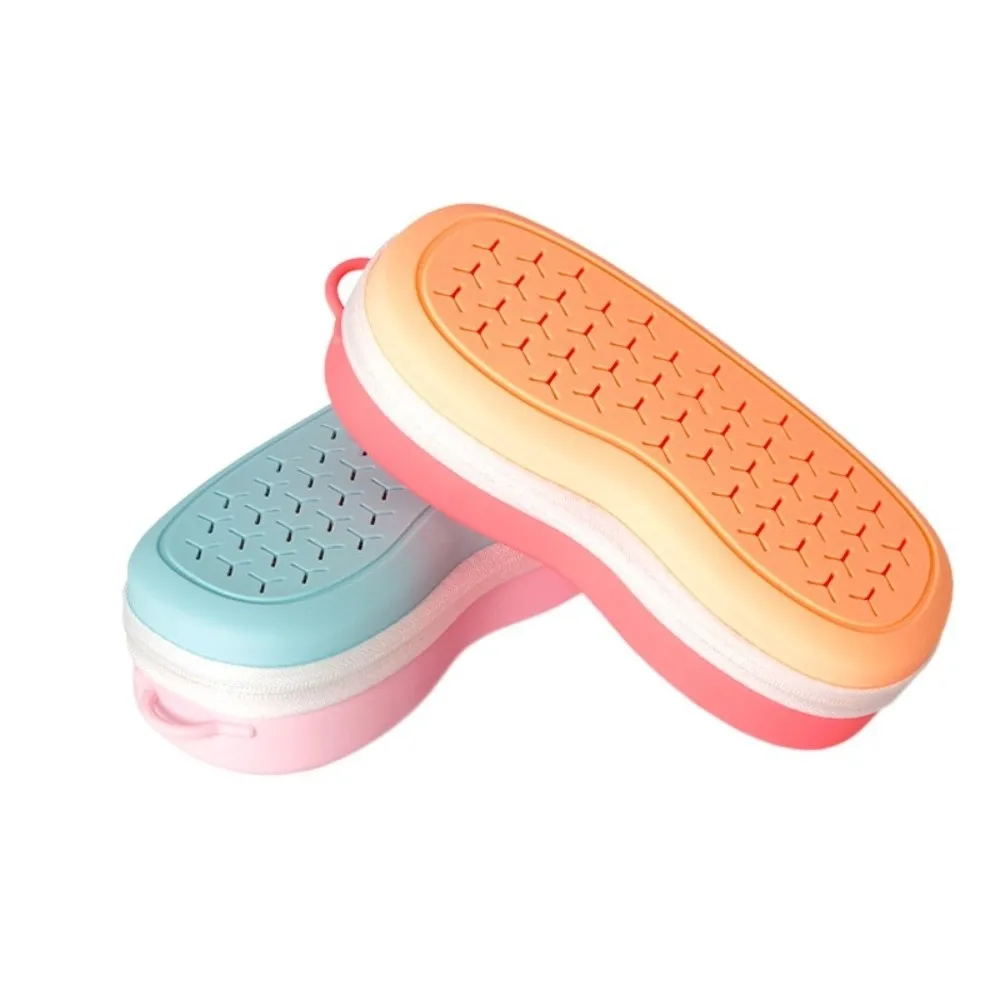

Soft Silicone Swim Goggle Case with Air Holes Portable Swimming Goggles Storage Box Hollow Lightweight