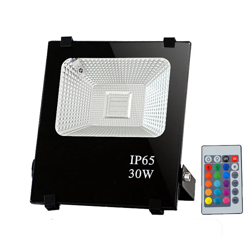 LED Colorful Floodlight RGB Lawn Landscape Spotlight Outdoor Waterproof Garden Square Park Courtyard Wall Tree Greening Light