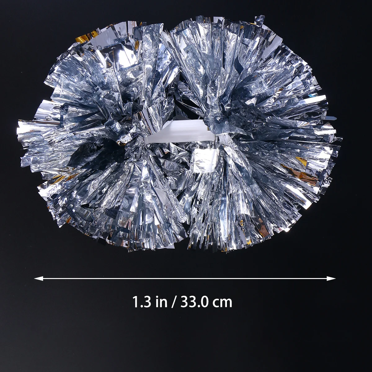 الكريات التشجيعية البلاستيكية الفضية لحفلات الرقص والمناسبات الرياضية وإكسسوارات روح الفريق وديكورات حامل الصمامات #6