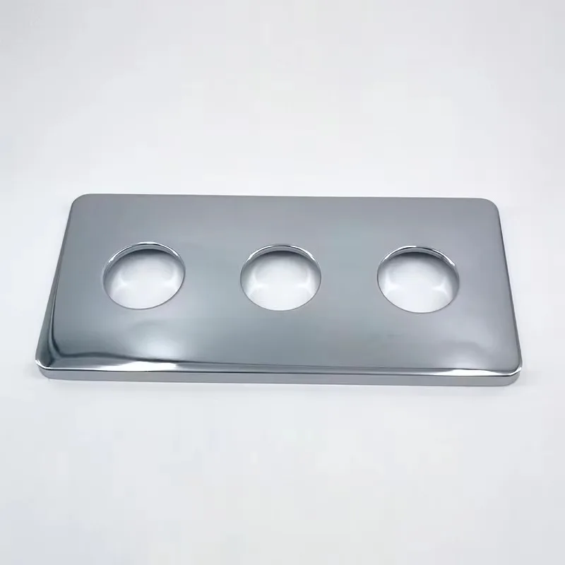 الحديثة الكبيرة مربع الفولاذ المقاوم للصدأ دش صنبور غطاء الزخرفية أربعة جوانب لوحة مخفية لتطبيق المطبخ الحمام