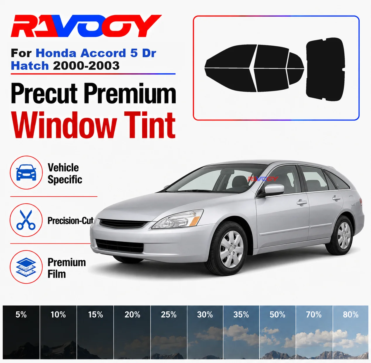 premium-precut-window-tint-kit-front-windows-rear-windows-rear-windshield-for-honda-accord-5dr-hatch-2000-2003-nano-ceramic-film