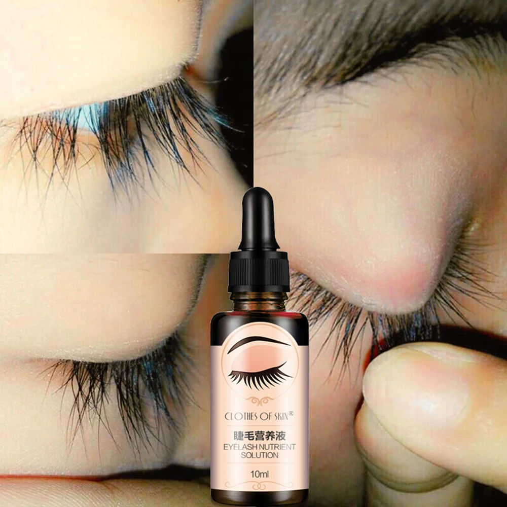 10Ml Natuurlijke Wimpergroei Serum Vloeibare Wimper Versterker Lash Wimpers Serum Mascara Verlenging Wenkbrauw Groei Tslm1