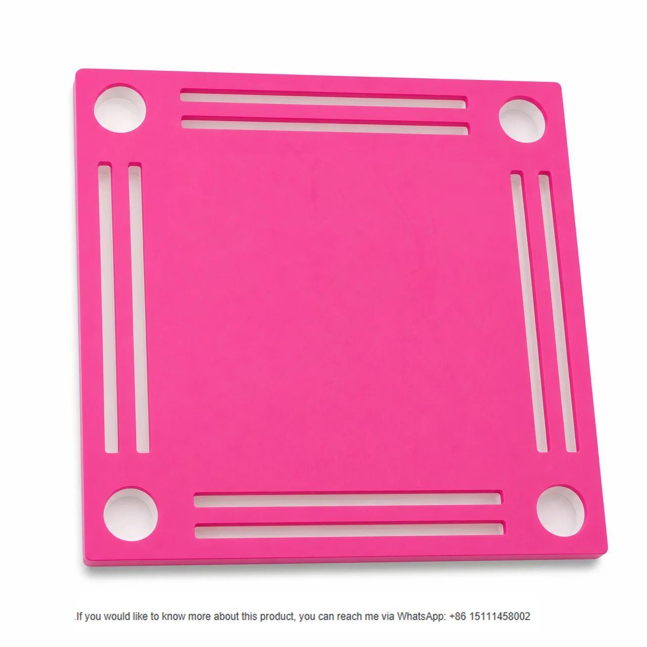 American Mahjong Floating Mat 31.5 Inch Rubber Folding Macaron Color Anti-Slip Waterproof Portable Pool Beach Game Pad