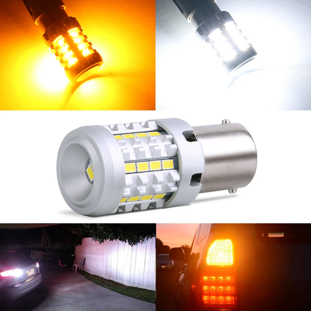 2 Buah CANBUS Bebas Kesalahan 1156 BA15S BAU15S P21W PY21W Lampu LED Mobil 26 Buah 3020EMC T20 7440 W21W untuk Lampu Sinyal Belok Rem DRL