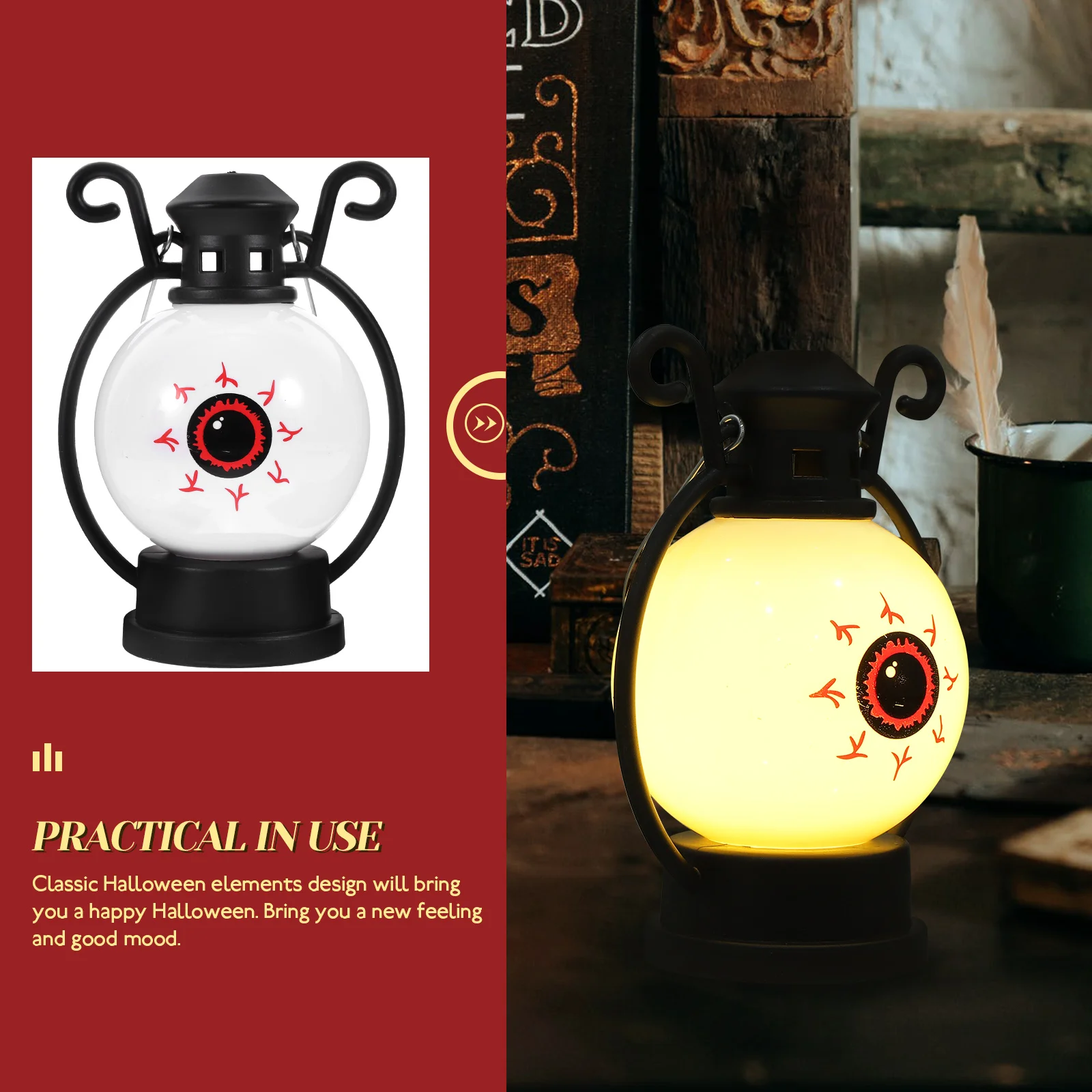 

Electronic Halloween Lanterns Decorations Indoor Table Lamp for Home Dining