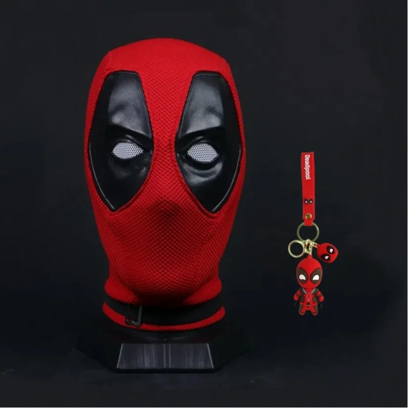 Deadpool Mask Cosplay Costume Nylon Headgear Knitted Cotton Mesh Helmet Halloween Party Carnival Costume Props Free Gifts