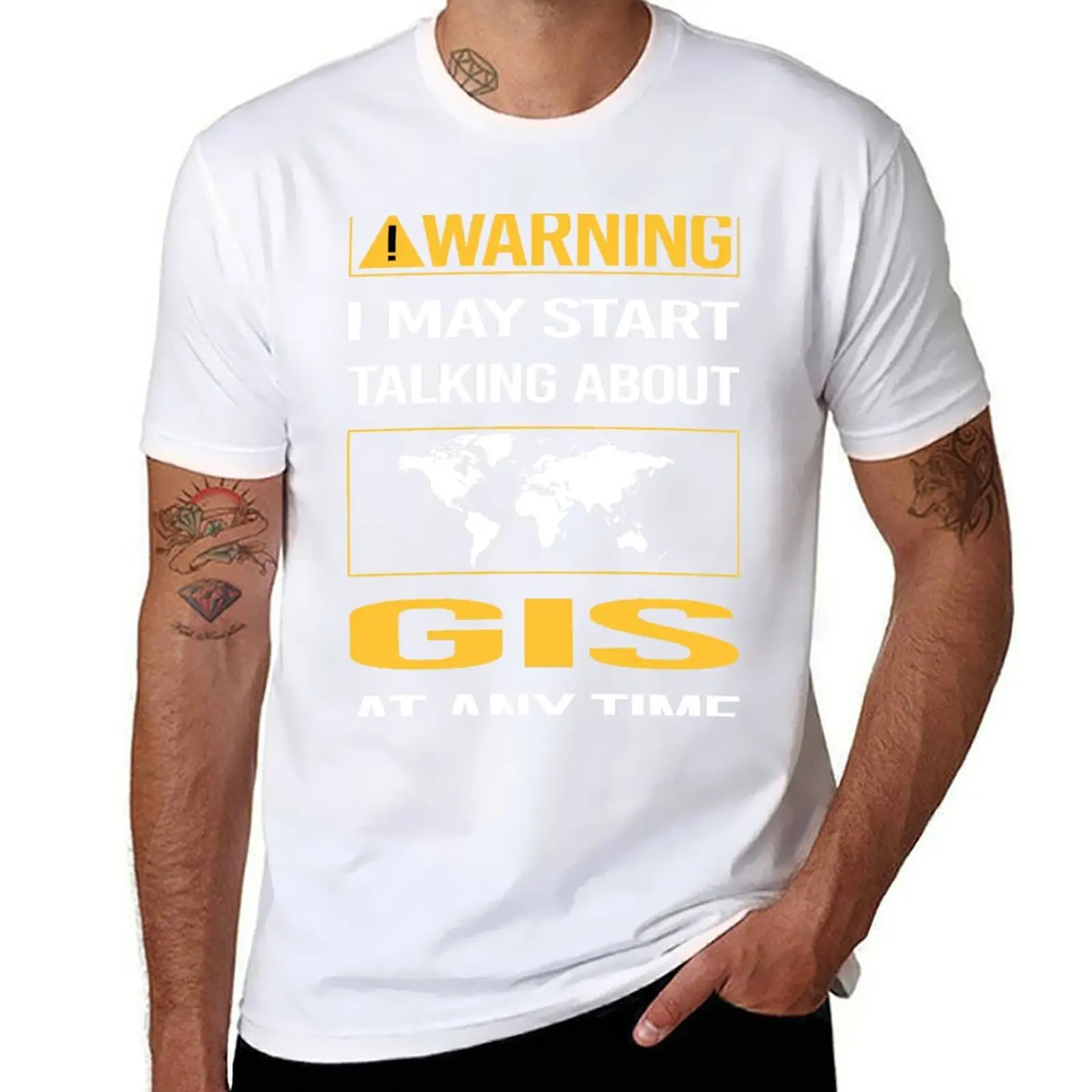

Funny Smart People GIS T-Shirt man t shirt heavy cotton anime t shirts oversize t shirts with prints T-shirt