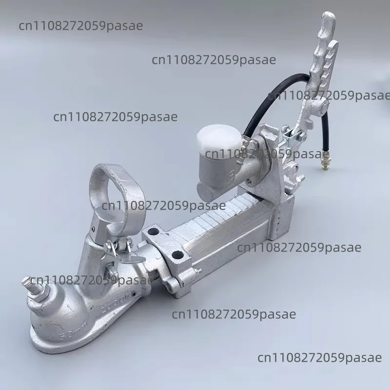 Impact-type Hydraulic Brake Trailer Hitch Coupler with Handbrake Cover and Ball Housing RV Accessories