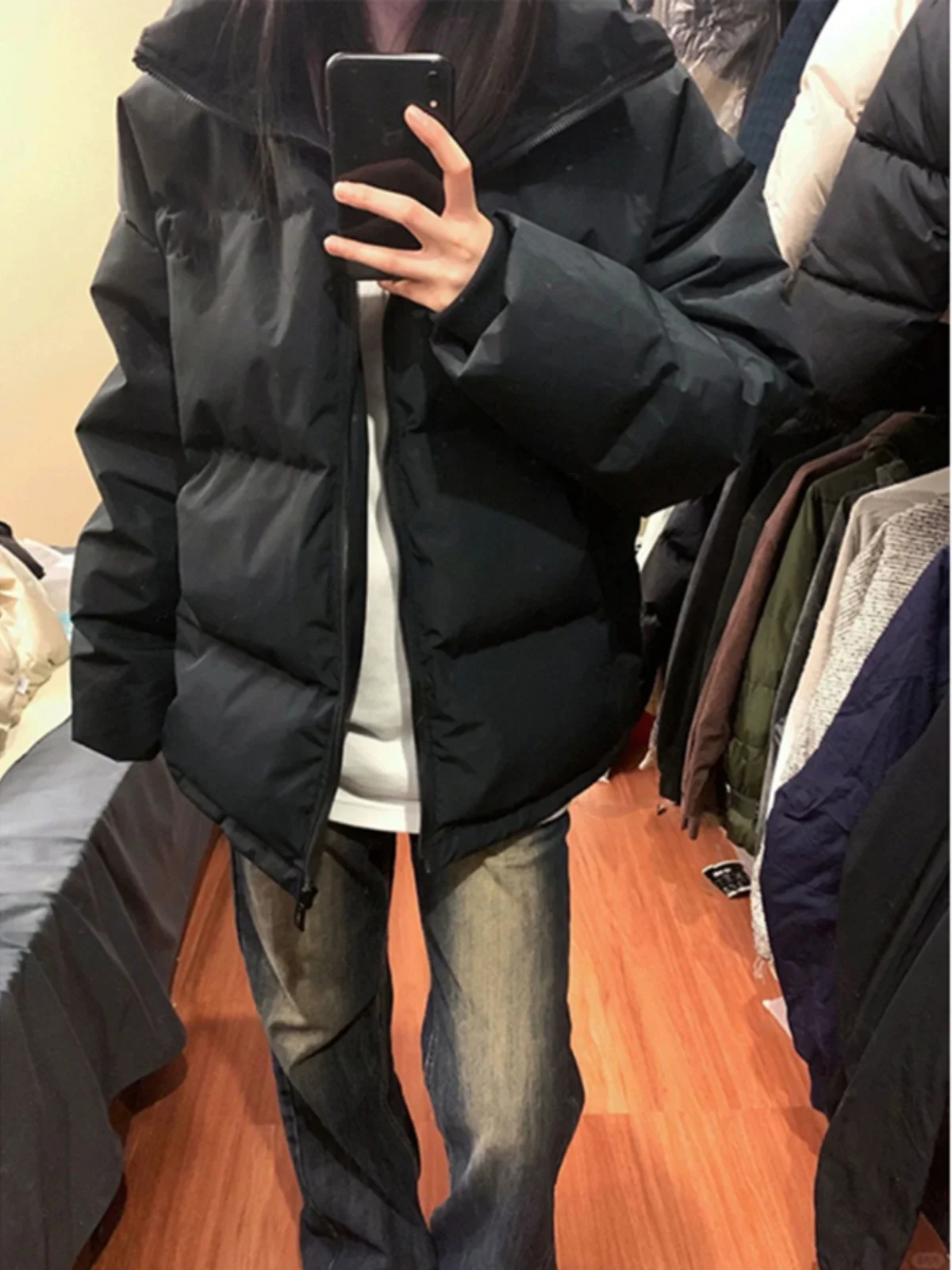 

Мужская зимняя куртка-пуховик Bla с воротником-стойкой, модная, в стиле хип-хоп, для пар, водонепроницаемая, ветрозащитная, утепленная, на молнии