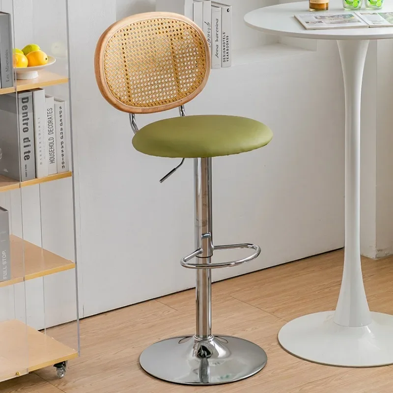 

Кожаные барные стулья, роскошный легкий игровой кухонный комфортный стул в скандинавском стиле, Эргономичный Современный дизайнерский шезлонг Poltrona для макияжа