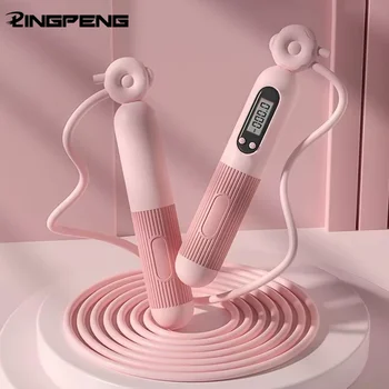 Jump Rope with Counter, Adjustable Skipping Rope with Calorie Counter, Smart Skipping…