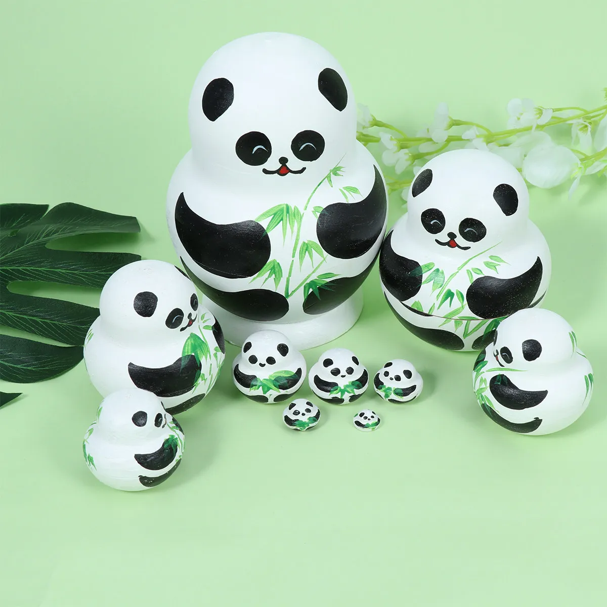 10-layers-russian-nesting-panda-cartoon-wooden-craft-home-organizer-gift-for-art-fans-cartoon-panda-nesting-toys