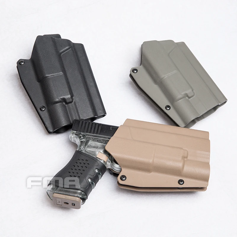 

FMA G17L WITH SF Light-Bearing Glock Holster Waist Quick Pistol Holder For G17/G19 and X300 Lamps Tactical Airsoft Gun Case